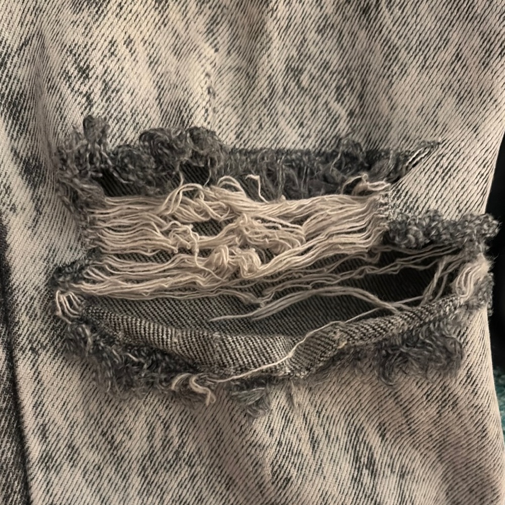 High Rise Acid Wash Jeans - Picture 5 of 5